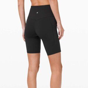 Lululemon Align High Rise Short with Pockets 8" Black